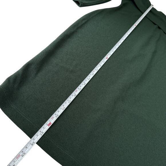 Premier Amour Off Shoulder Midi Dress Hunter Green Holiday Glam Women's 16 NWT - Picture 10 of 12